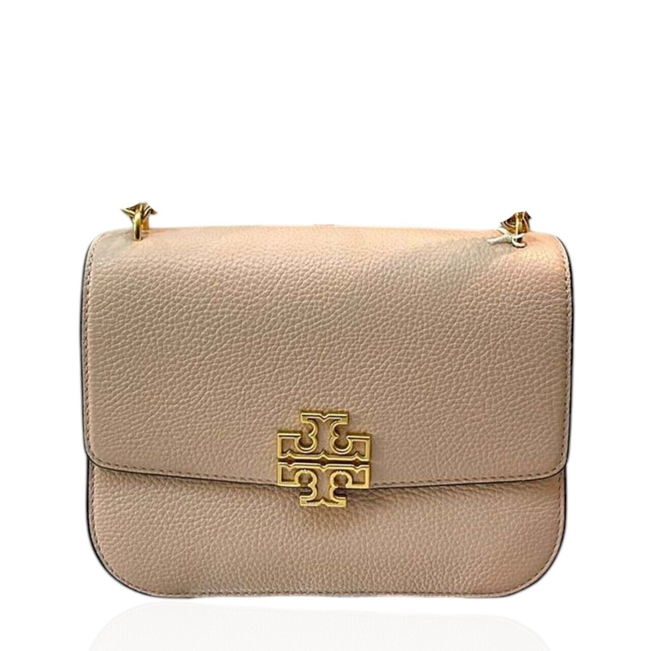 tas shoulder bag Tory Burch Britten Sheel Pink Medium Adjustable Shoulder Bag Tinkerlust